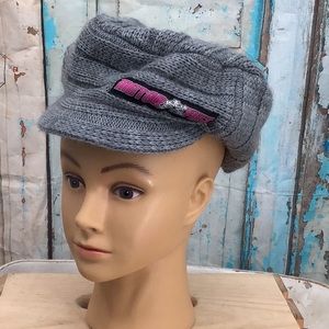 Motor Fist Gray Knit Hat